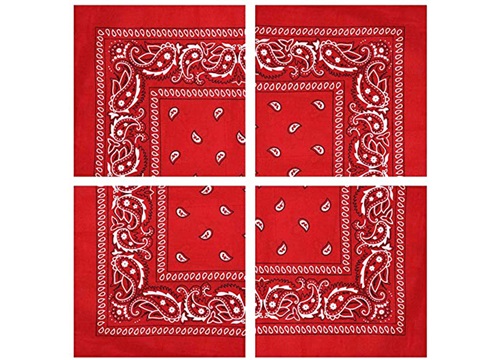 Multi-Purpose Bandanas-Red---€7.37