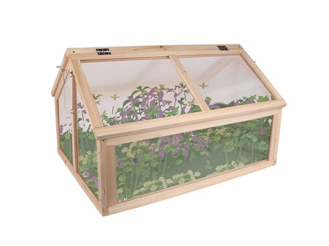 Wooden greenhouse---€62.39