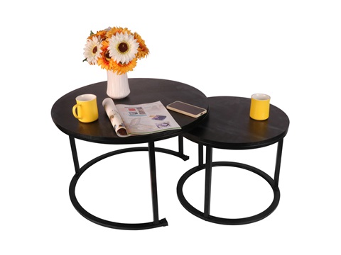 Wooden tea table set---€56.98