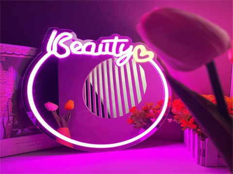 Neon light Mirror---€52.82